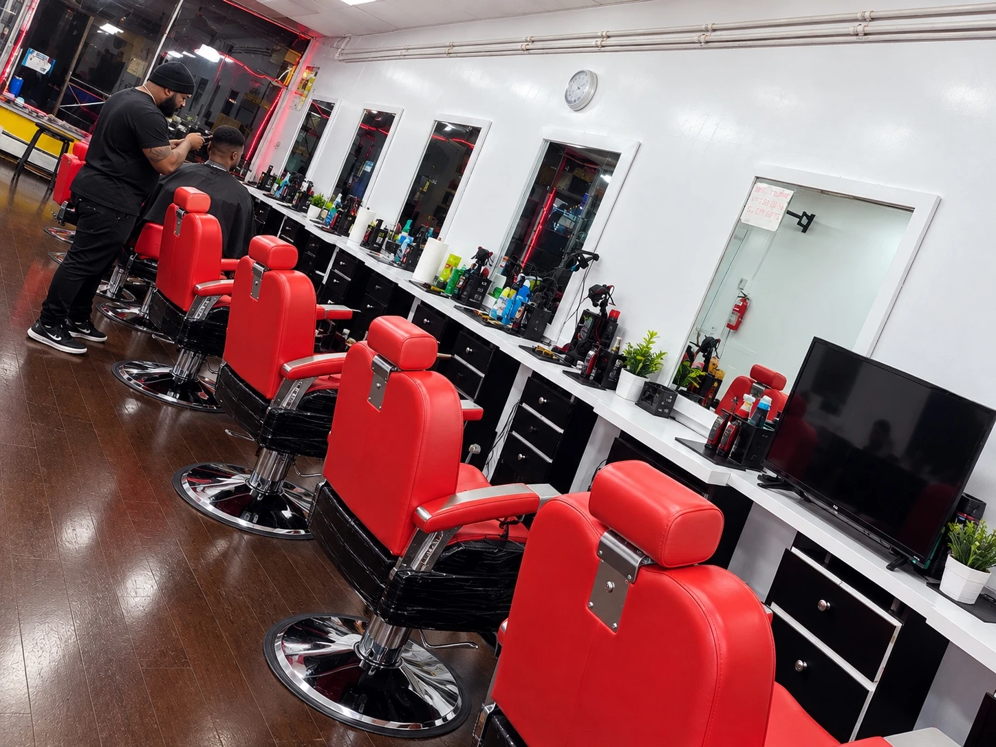 Inside Bronx Barbershop